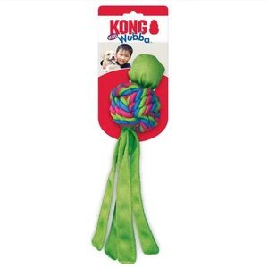 Kong Wubba Toy in Green and Multicolor